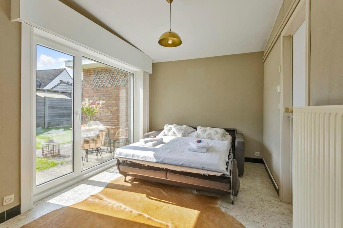デ ハーン Huswell - Bungalow With Garden At 5 Minutes From The Beachヴィラ エクステリア 写真